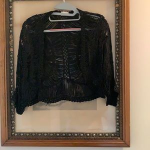 Fun funky crop cardigan